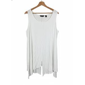 Susan Graver Womens XL Minimalist Staple‎ Everyday Stretch Velvet Knit Tunic